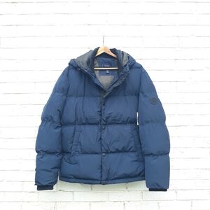 Lucky Brand Puffer Coat Medium Mens Navy